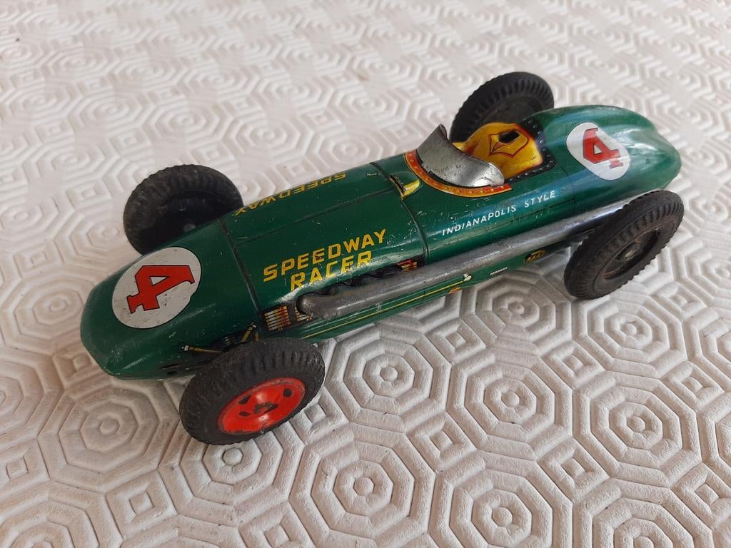 Retro,voiture de sport métal à friction 1960,made in Japan, Enlèvement ou Envoi, Comme neuf
