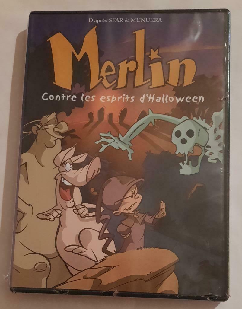 Merlin contre les Esprits d'Halloween neuf sous blister, Alle leeftijden, Ophalen of Verzenden, Nieuw in verpakking, Tekenfilm