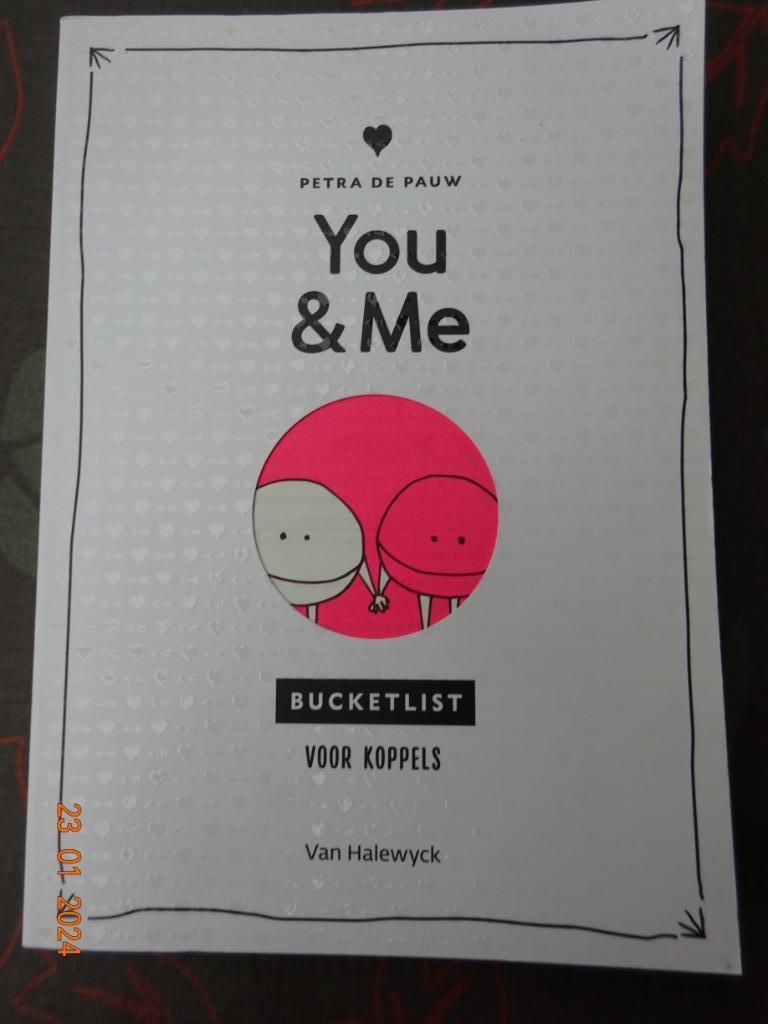 You & Mebucketlist voor koppels van Petra de Pauw *NIEUW*, Ophalen of Verzenden, Nieuw