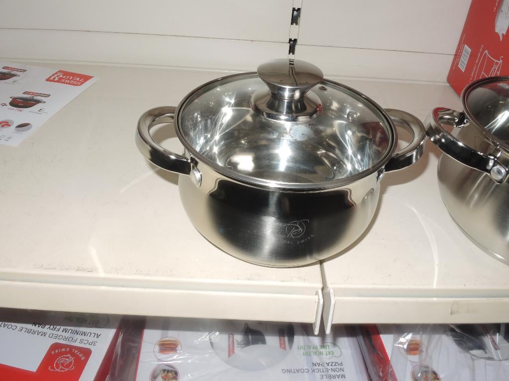 Kookpan 18 cm nieuw!, Huis en Inrichting, Keuken | Potten en Pannen, Inox, Q, Nieuw, Ophalen of Verzenden