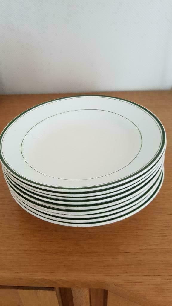 9 soepborden, Enlèvement ou Envoi, Utilisé, Porcelaine, Assiettes(s)