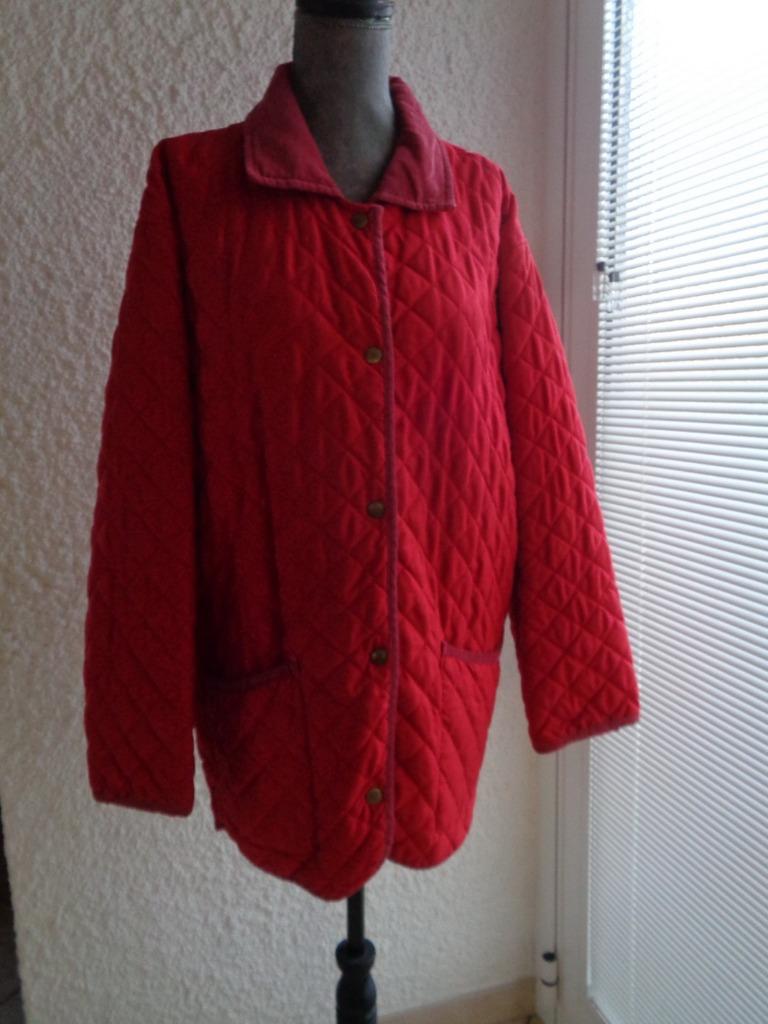 Parka rouge. Col velours. Marque "CICERONE". Taille M, Rouge, Taille 38/40 (M), Enlèvement ou Envoi, Porté
