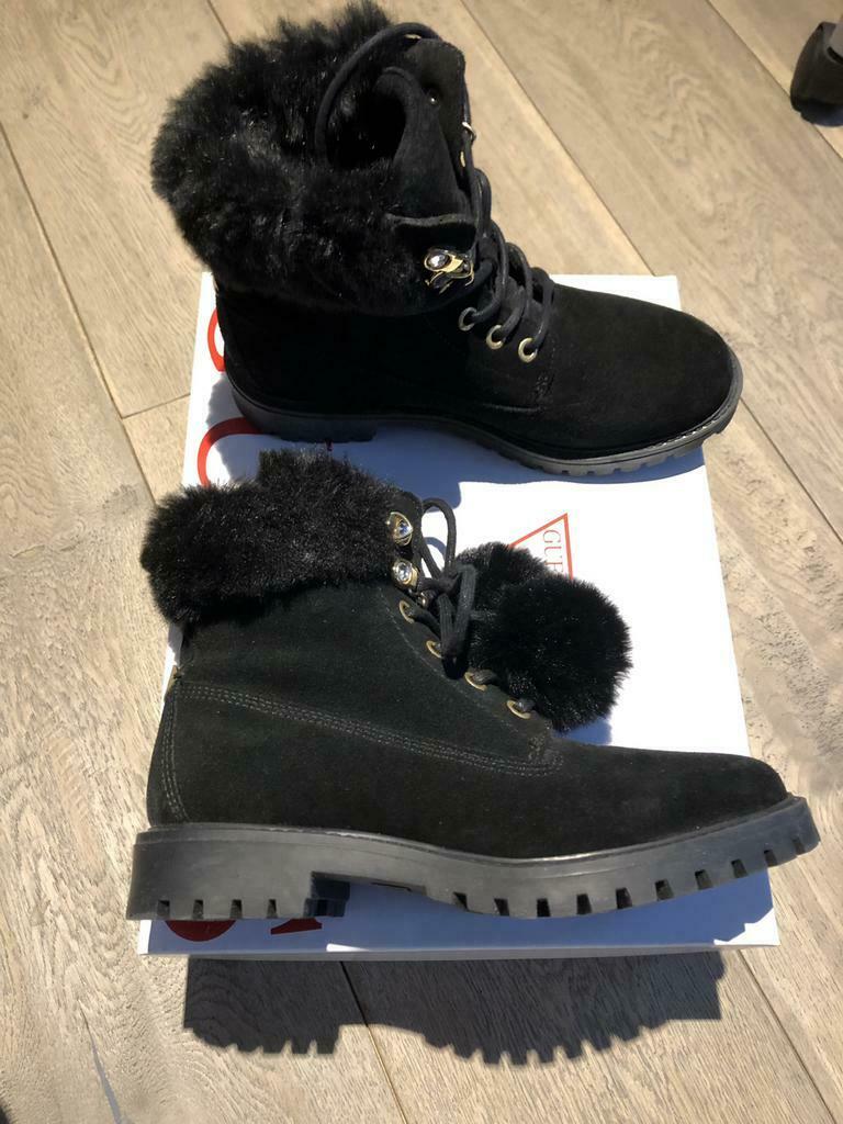 Zwarte Guess laarzen, Kleding | Dames, Schoenen, Zo goed als nieuw