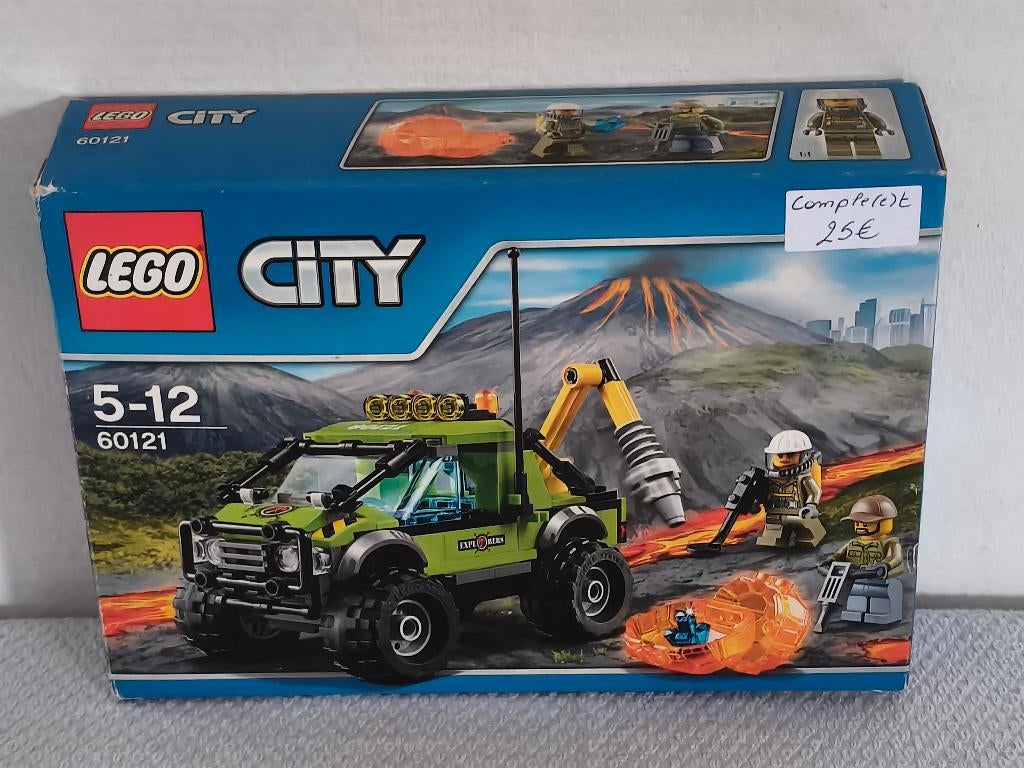 Lego City 60121 Le camion d'exploration du volcan, Enlèvement ou Envoi, Utilisé, Lego