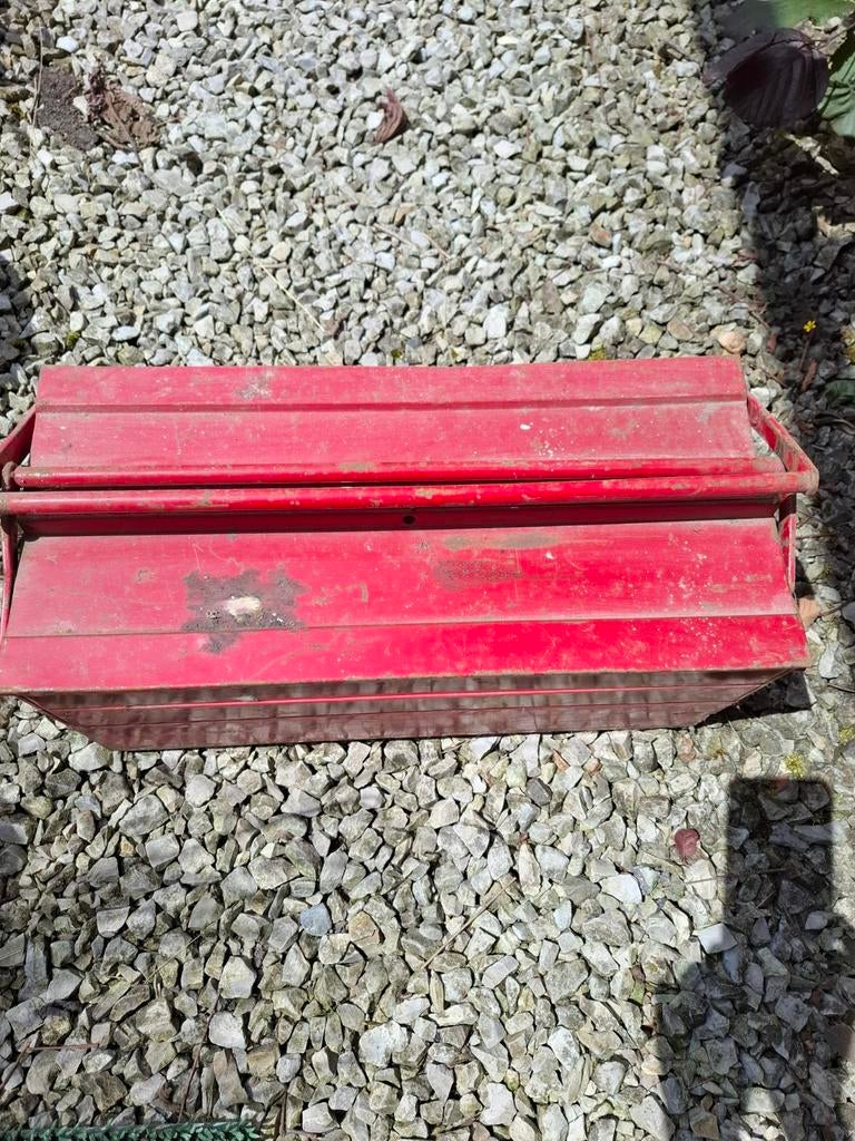 metalen gereedschapskoffer, Doe-het-zelf en Bouw, Ophalen of Verzenden, Gebruikt