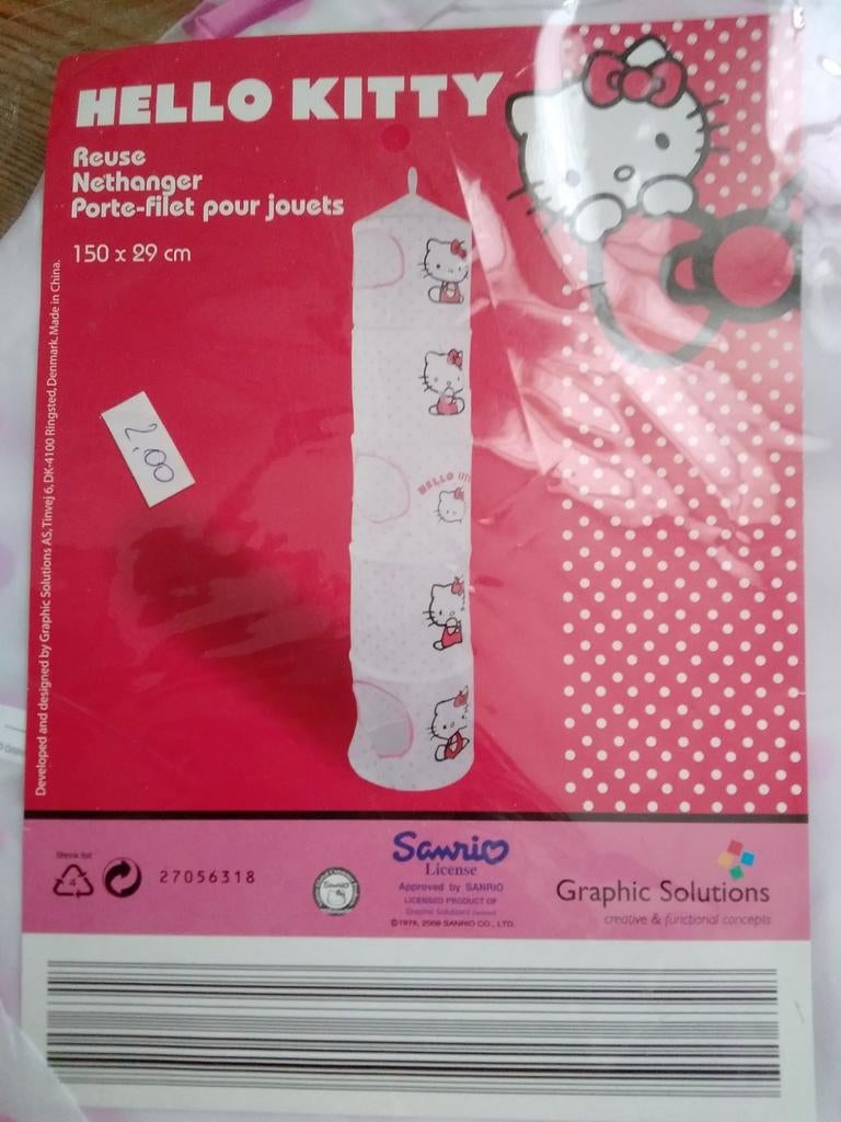 Opberghanger Hello Kitty, Ophalen, Nieuw
