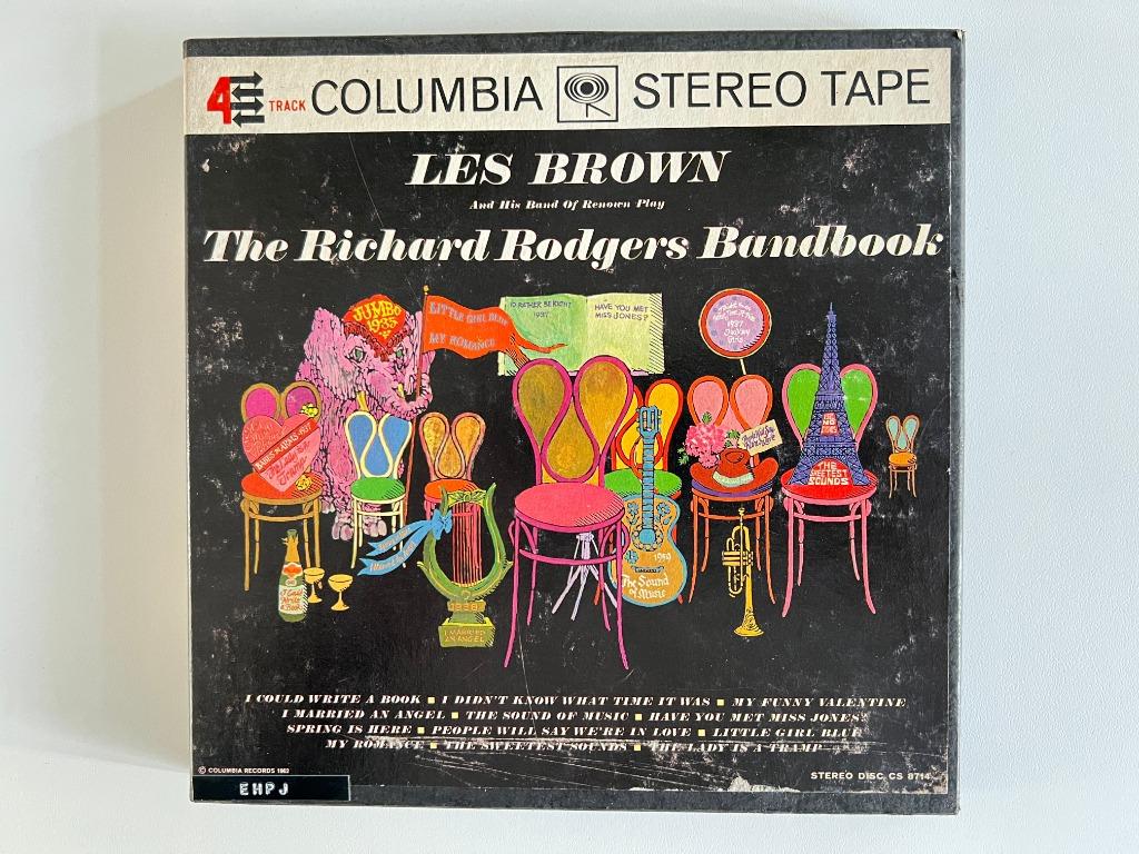 Bande audio IPS 7 1/2 The Richard Rodgers Bandbook Les Brown, CD & DVD, Cassettes audio, Enlèvement ou Envoi, Originale, Utilisé