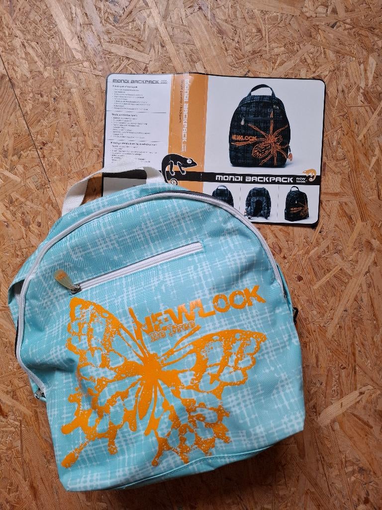 Sac de vélo New Look Single Blue Butterfly pour enfants, Enlèvement ou Envoi, Comme neuf, Newlooxs