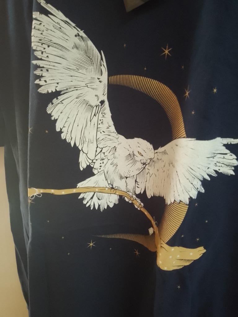 t-shirt harry potter uil owl Hedwig on broom nieuw maat L, Enlèvement ou Envoi, Neuf, Ustensile