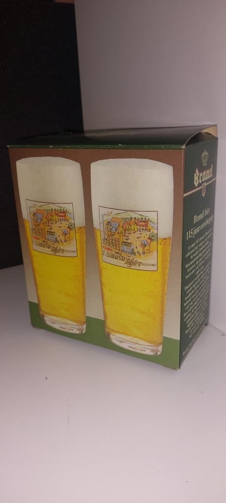 Glas van het merk, Verzamelen, Biermerken, Ophalen of Verzenden, Zo goed als nieuw, Brand