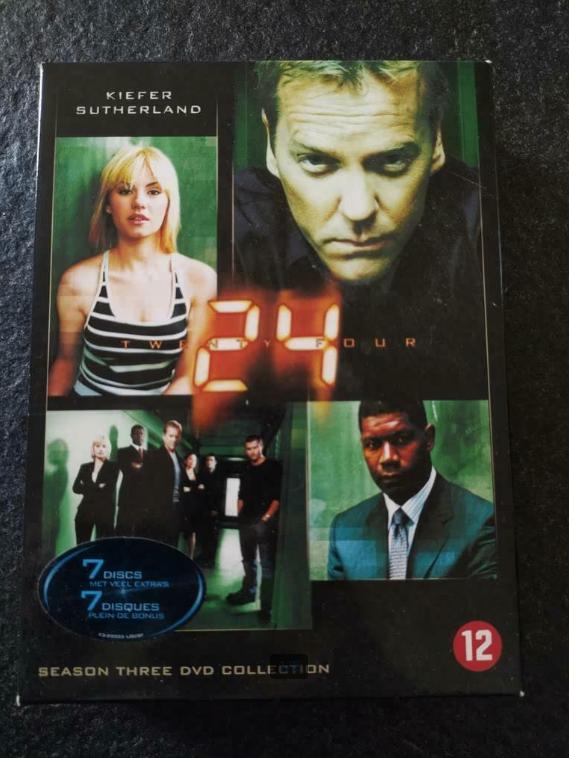 Série DVD 24 saison 3, À partir de 12 ans, Enlèvement ou Envoi, Comme neuf, Action et Aventure