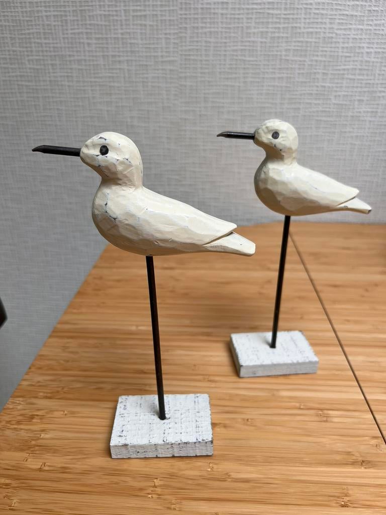 Houten meeuwen. 23 cm H, Ophalen of Verzenden, Gebruikt