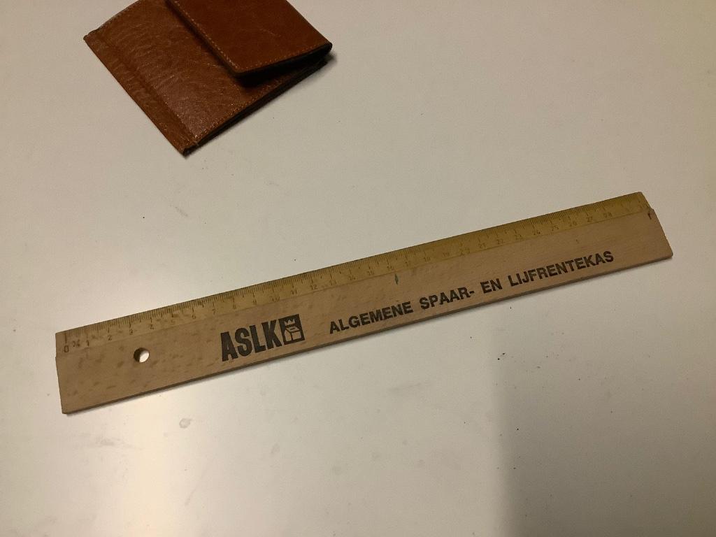 Meetlat ASLK, Verzamelen, Ophalen of Verzenden, Zo goed als nieuw, Gebruiksvoorwerp