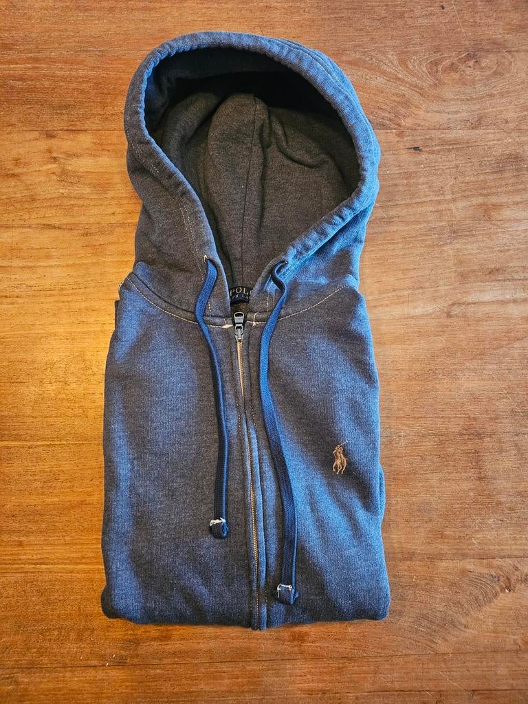 Ralph Lauren Sweat Zippé Hoodie Gris XS Homme/Femme, Enlèvement ou Envoi, Autres couleurs, Comme neuf, Polo Ralph Lauren