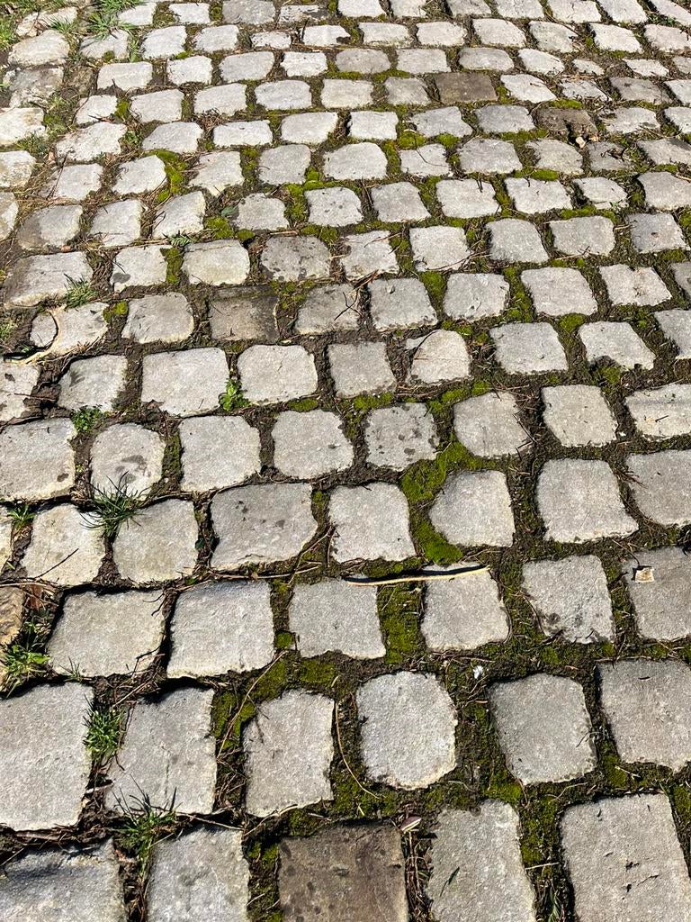 Blauwe steen kasseien, Ophalen, 10 m² of meer, Overige typen