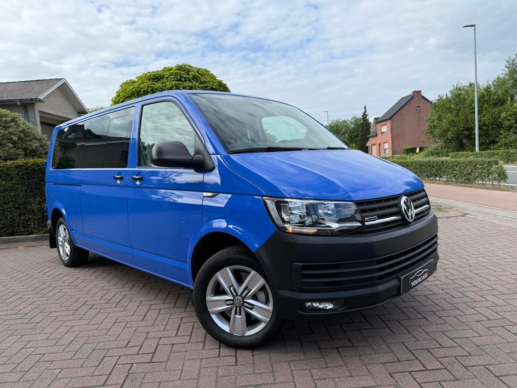 VW T6 Caravelle 2.0 TDi 4 Motion Highline DSG 9 ZIT, Automaat, Monovolume, 4 cilinders, Blauw