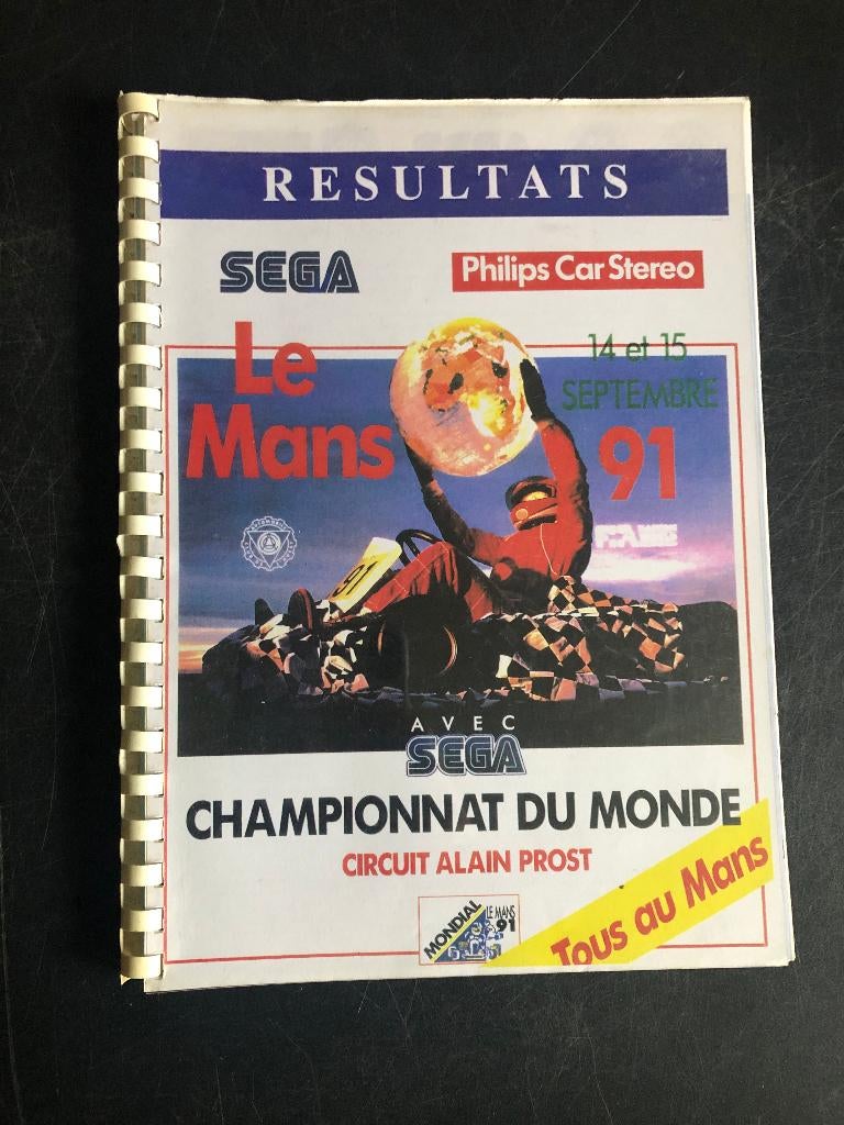 Le Mans 1991 Karting Sega circuit Alain Prost, Enlèvement ou Envoi