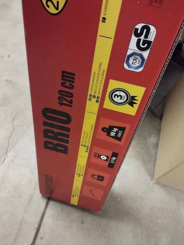 Barres de toit sans clé Menabo Brio 120 cm, Enlèvement, Utilisé