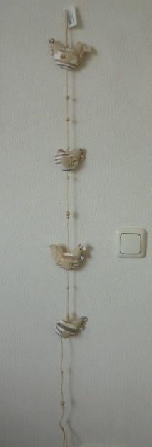 GUIRLANDE SLINGER KIPPEN EN HENNETJES Nieuw, Huis en Inrichting, Ophalen of Verzenden, Nieuw