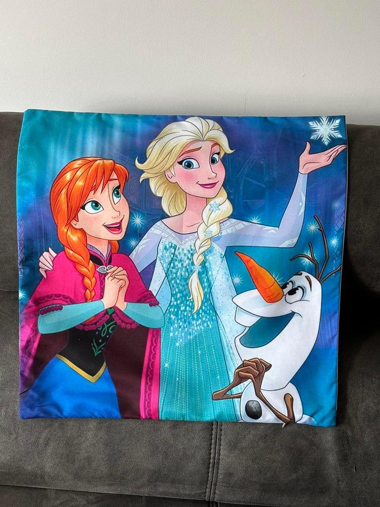 Housse de coussin reine des neige avec garnissage intérieur, Maison & Meubles