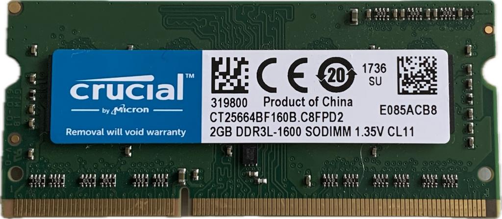 Mémoire RAM 2GB, DDR3, Ophalen of Verzenden, Zo goed als nieuw, 2 GB