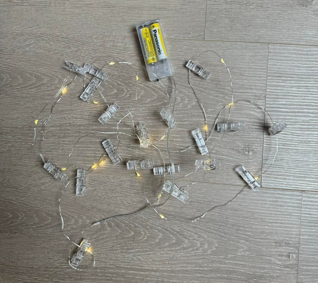 Lichtslingers om foto's te plaatsen, Zo goed als nieuw