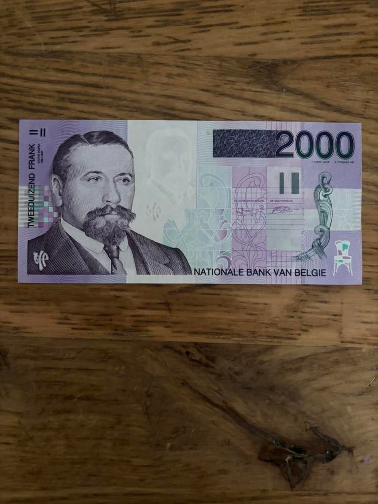 2000 Francs Horta! FDC! Verzamelstuk, Enlèvement ou Envoi, Billets en vrac