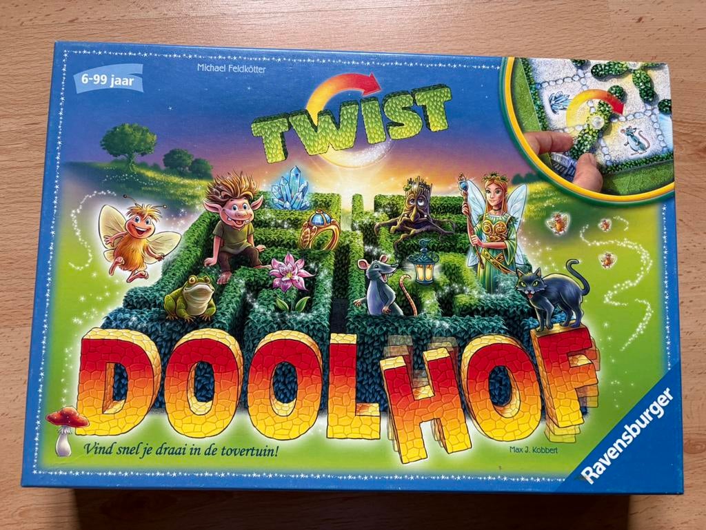 Ravesburger twist doolhof, Drie of vier spelers, Ophalen