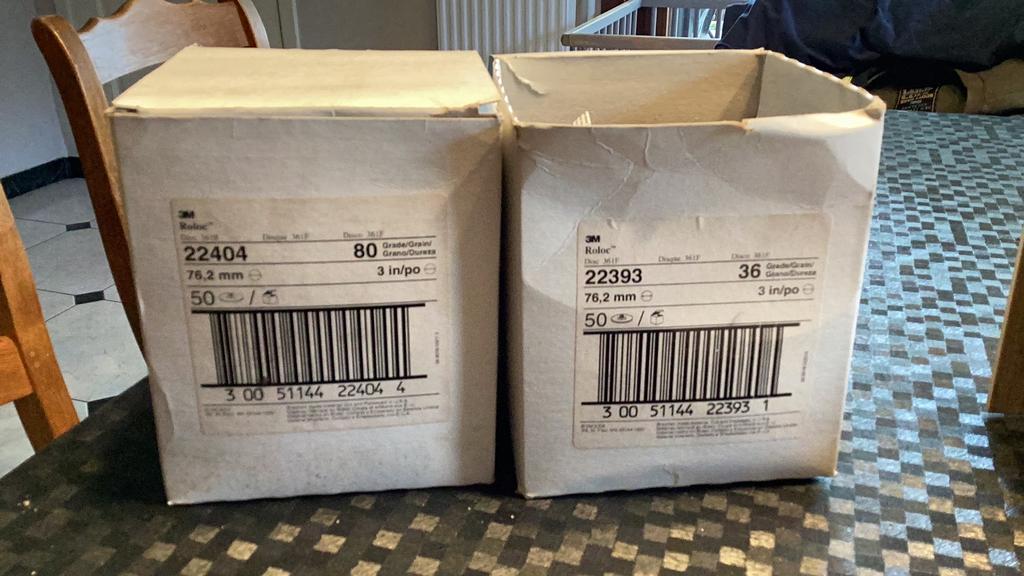 Schuurschijfjes voor pneumatische schuurmachine., Ophalen, Nieuw