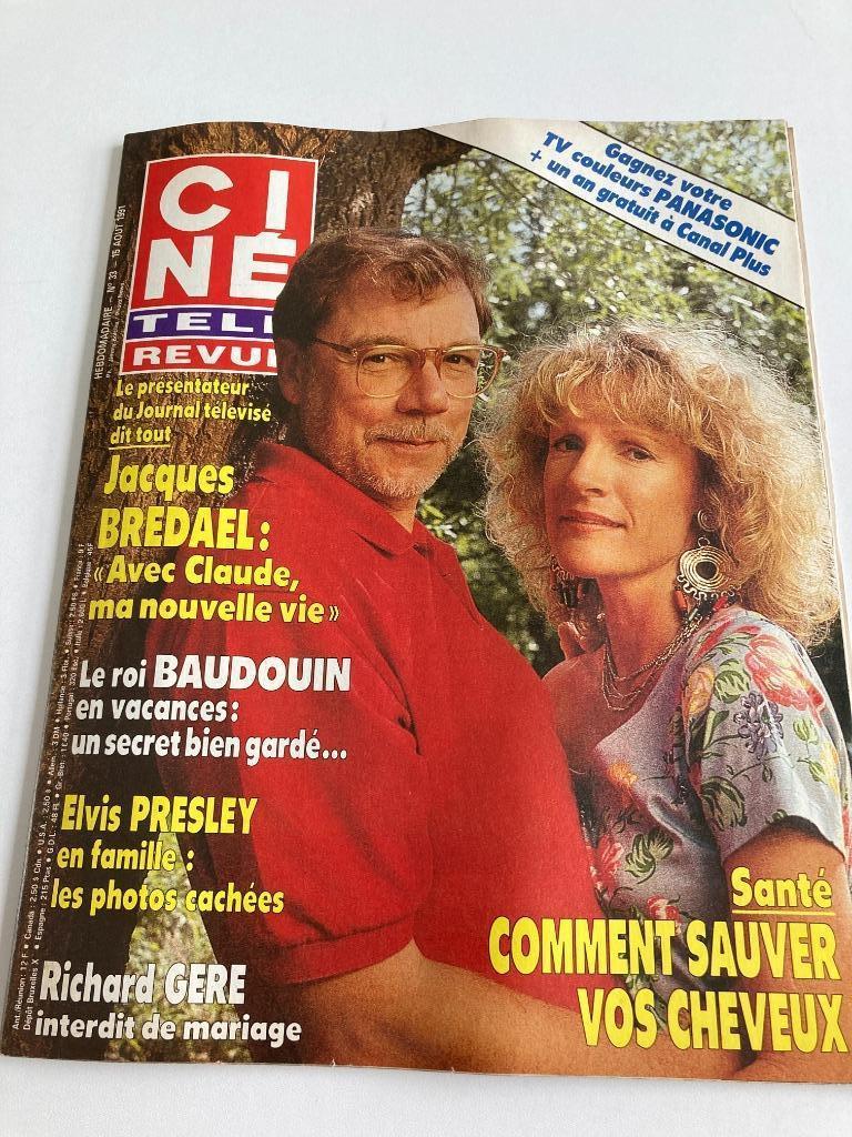 Ciné Revue nr 33 1991: Richard Gere, Elvis Presley, Boudewij, Ophalen of Verzenden, Gelezen, Muziek, Film of Tv