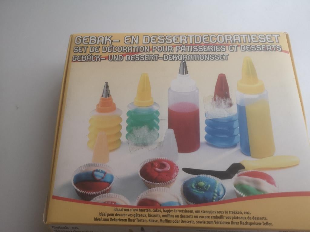 Gebak en dessert decoratieset, Ophalen of Verzenden