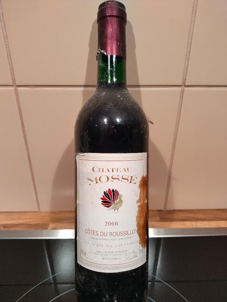 2000 Chateau Mossé Cote du Roussillon 75cl, Ophalen, Frankrijk, Nieuw, Rode wijn