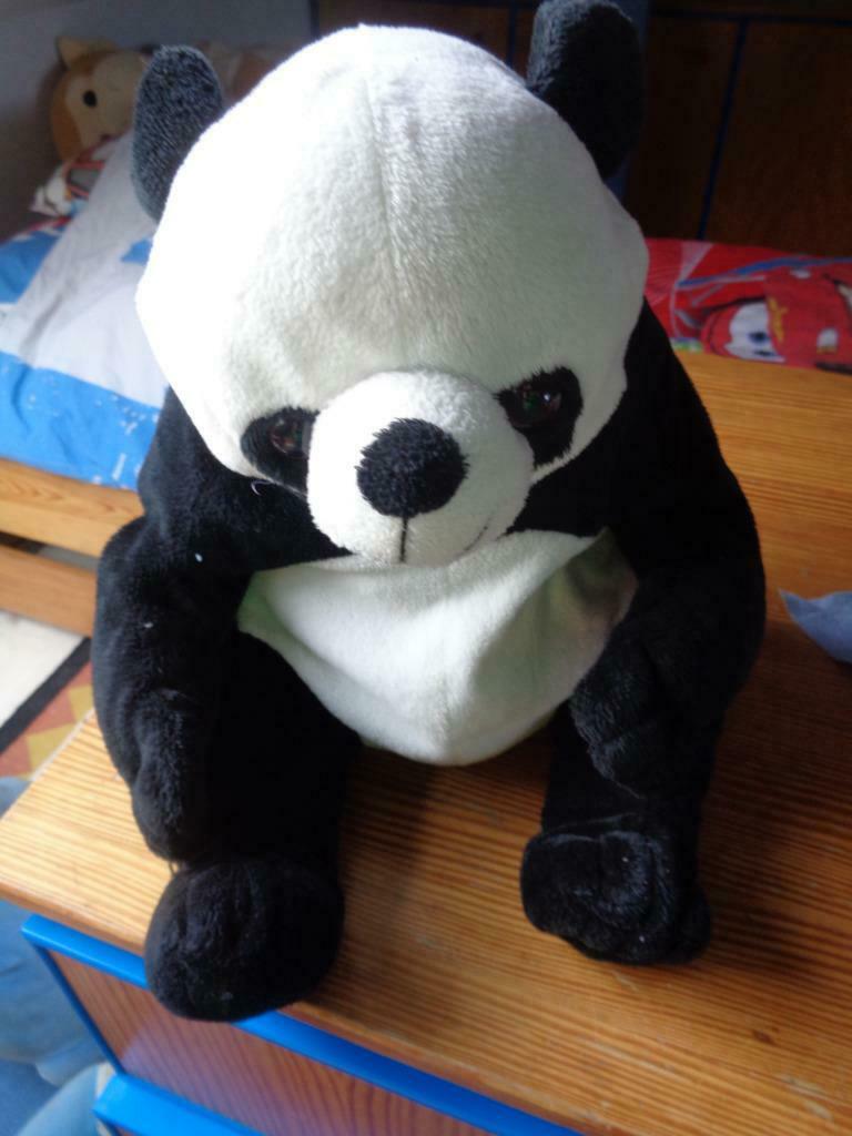 Pandabeer, Kinderen en Baby's, Speelgoed | Knuffels en Pluche, Ophalen of Verzenden, Zo goed als nieuw