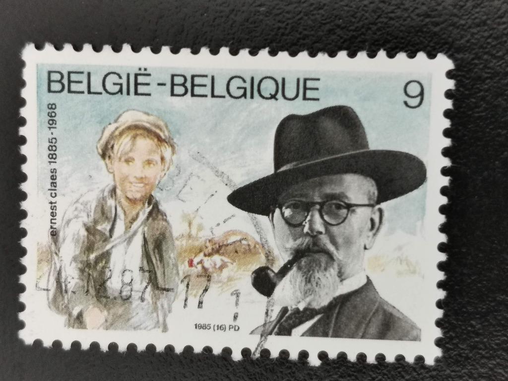 Belgie 1985 - Ernest Claes en de Witte van ZIchem, Ophalen of Verzenden, Gestempeld