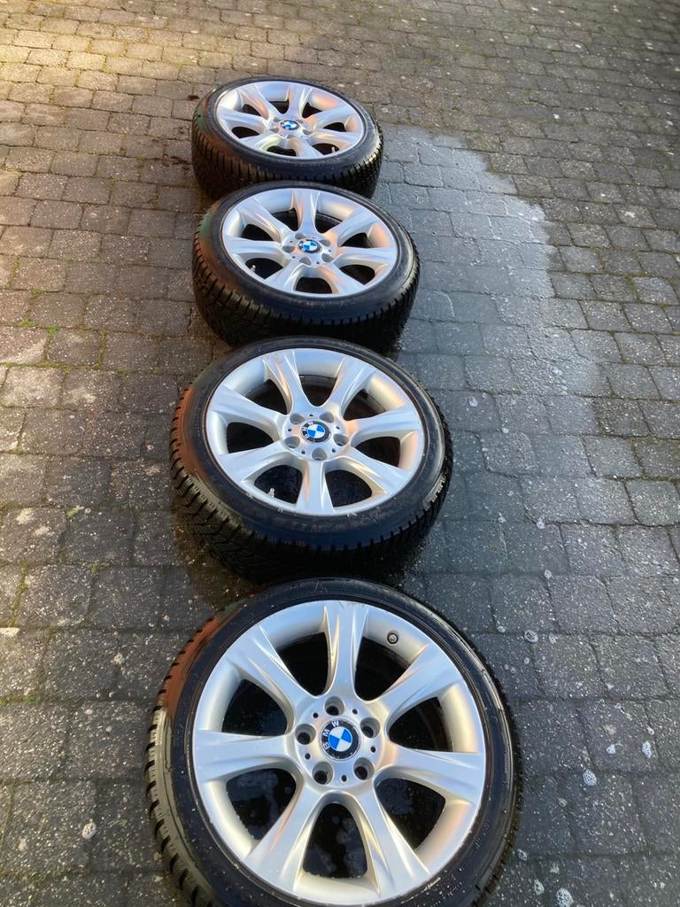 Originele bmw velgen winterbanden, Ophalen, 18 inch, Gebruikt, Winterbanden