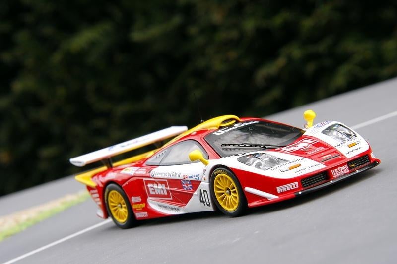 1998 McLaren F1 GTR #40 - IXO 1:43, Ophalen of Verzenden, Zo goed als nieuw, Auto, Overige merken