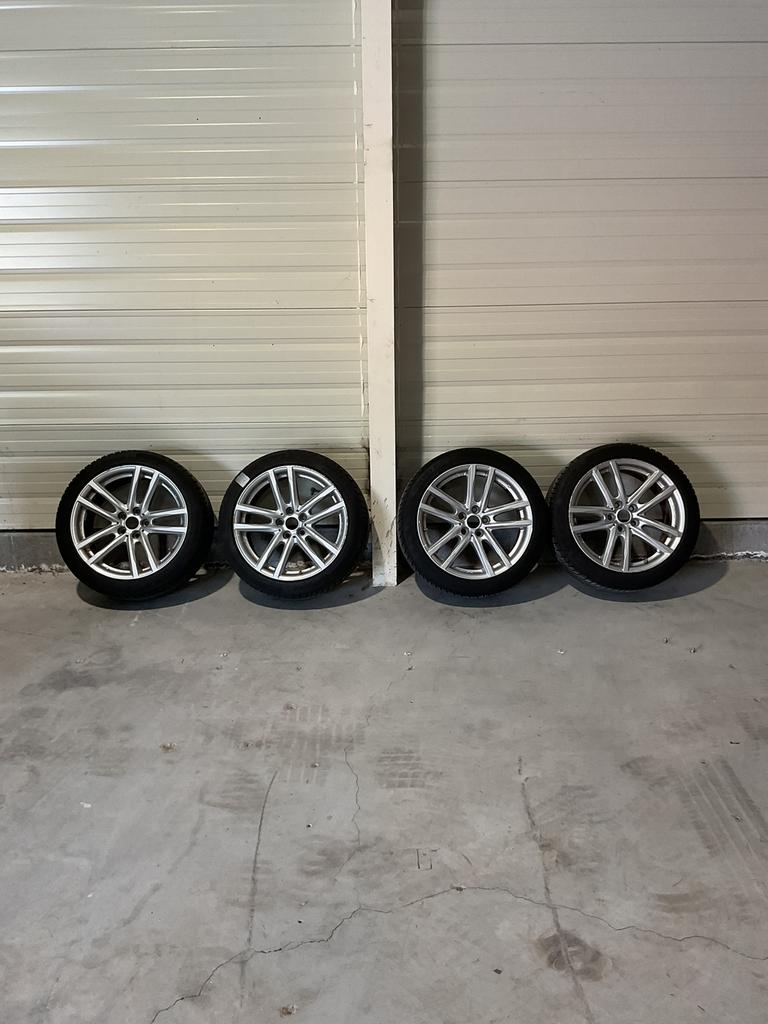 BMW 330E velgen 3 reeks g20 winterset, Auto-onderdelen, Ophalen, 18 inch, Gebruikt, Banden en Velgen