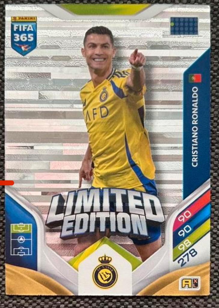 Panini Fifa 365 Adrenalyn 2026 Ronaldo Limited edition, Ophalen of Verzenden, Nieuw, Sticker