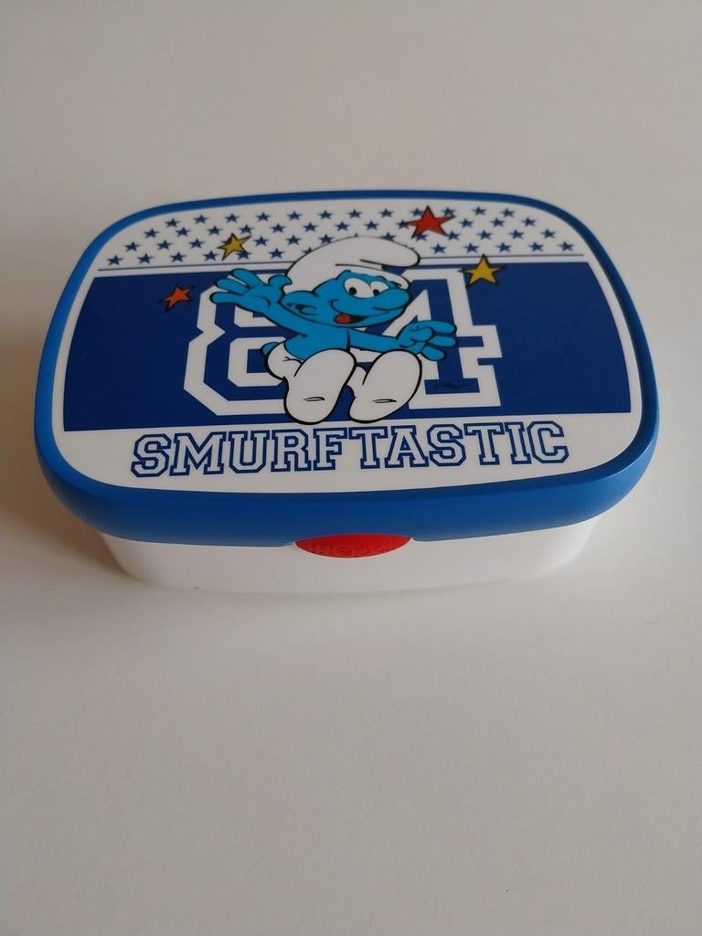 Brooddoos smurfen, Diversen, Ophalen of Verzenden, Gebruikt