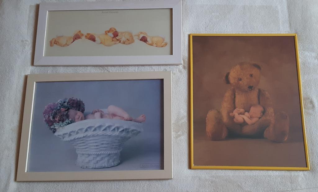 Anne Geddes foto kaders groot (decoratie kinderkamer), Ophalen, Zo goed als nieuw, Foto of Poster