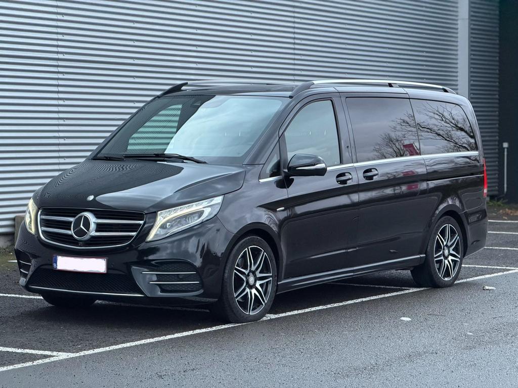 mercedes v250d 121806 km amg pack full 6-zit, Auto's, Mercedes-Benz, Euro 6, 4 cilinders, Zwart, Leder