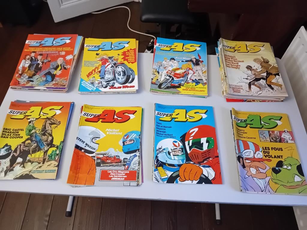 Super As, 87 numéros, série complète, Série complète ou Série, Comme neuf, Enlèvement, Divers auteurs