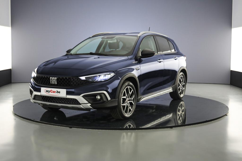 Fiat Tipo Cross 1.0i // Carplay, Adaptive Cruise Control, Auto's, Voorwielaandrijving, Stof, Blauw, Tipo