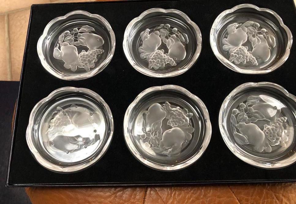 Val St Lambert coffret, Enlèvement