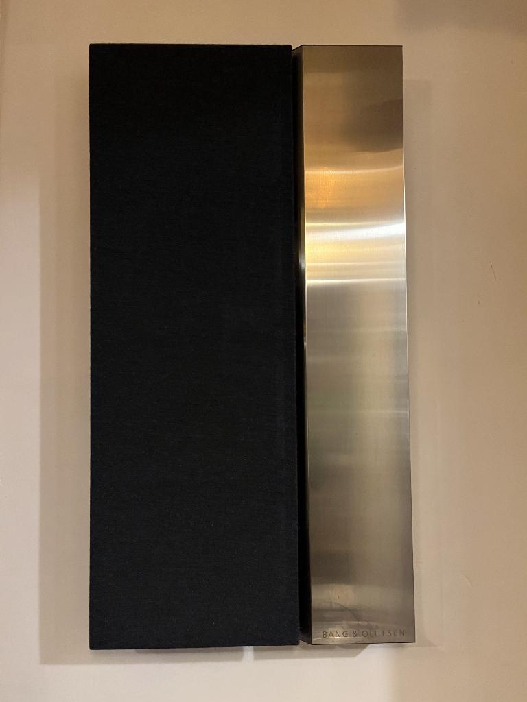B&O BeoVox 5000 / Bang & Olufsen Wandluidspreker Vintage, Audio, Tv en Foto, Luidsprekerboxen, Gebruikt, 60 tot 120 watt, Front, Rear of Stereo speakers