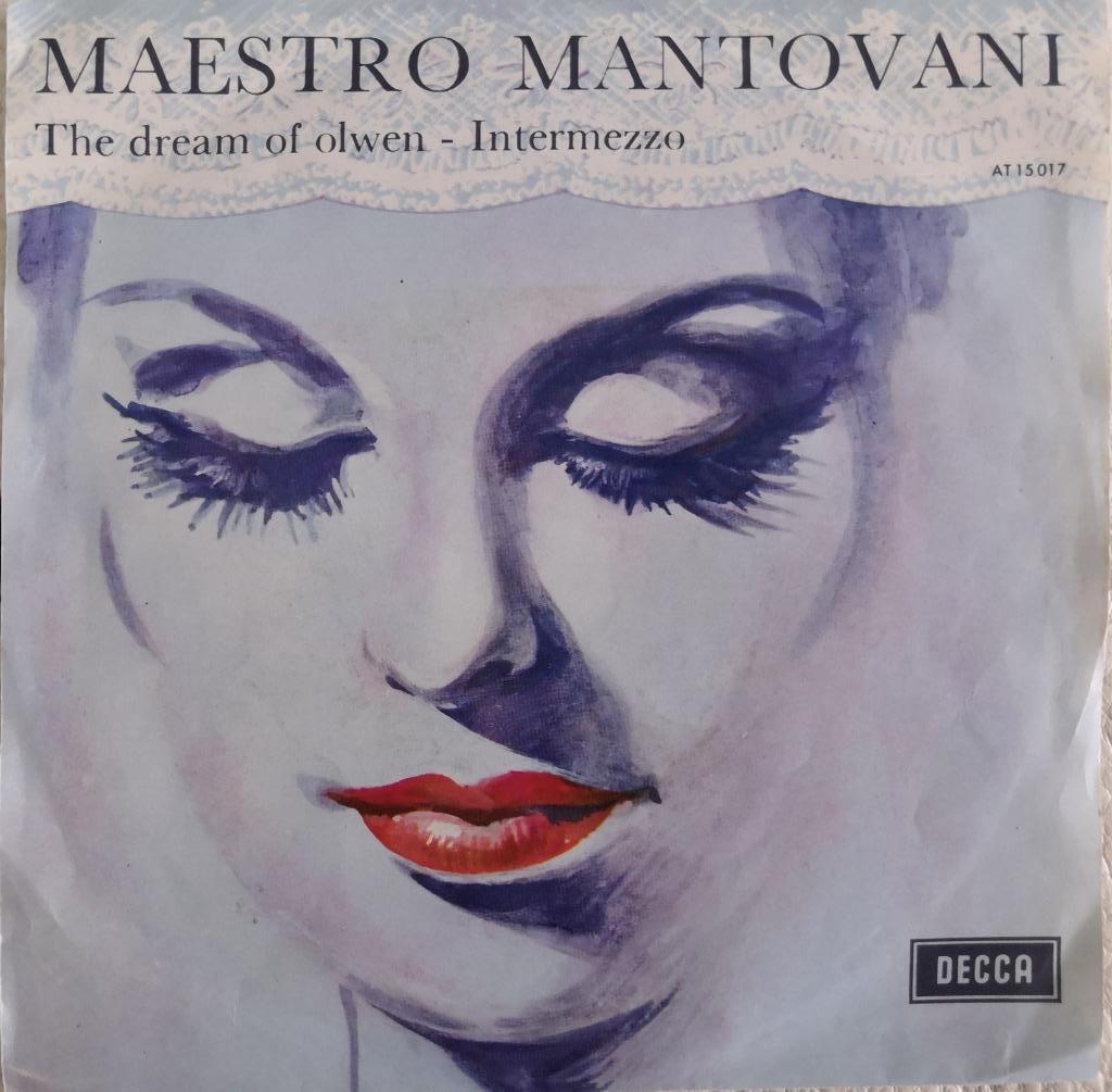 MANTOVANI & his ORCHESTRA - The dream of olwen (single), Ophalen of Verzenden, Gebruikt, Filmmuziek en Soundtracks