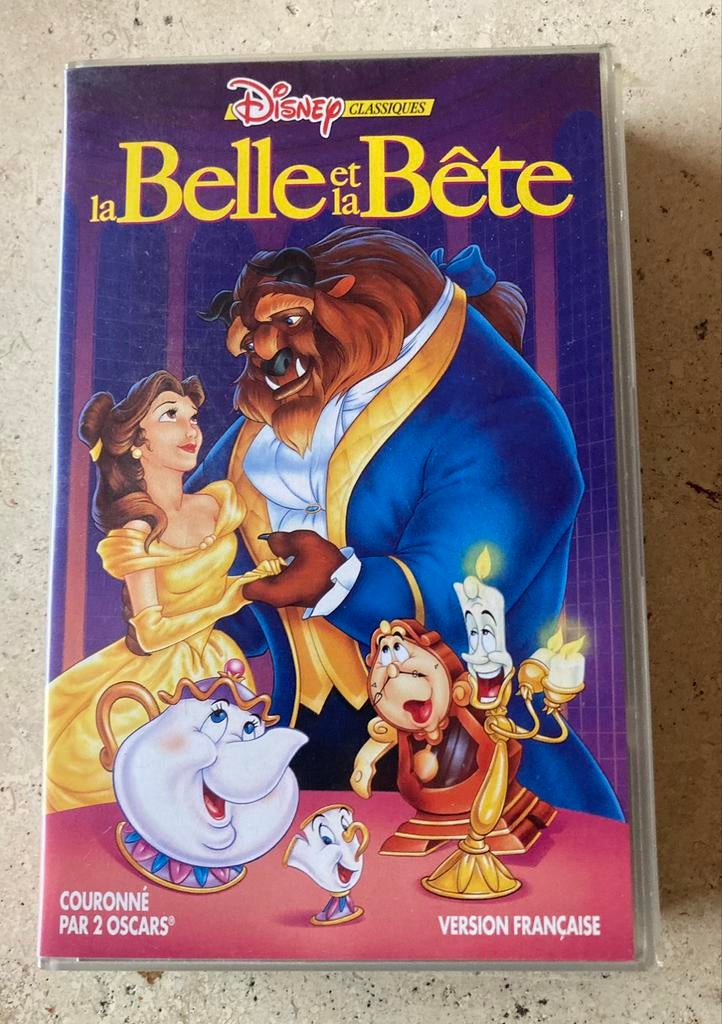 Cassette VHS Originale "La Belle et la Bête" (Walt Disney), Enlèvement ou Envoi, Dessin animé, Tous les âges, Comme neuf