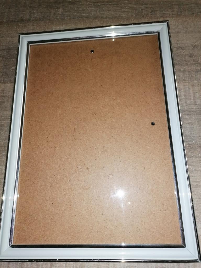 Foto kader licht grijs, Ophalen, Gebruikt, Kunststof