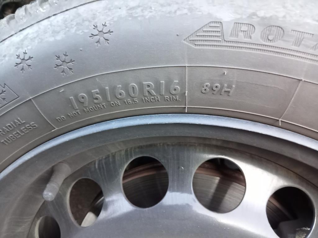 Pneus hiver., Auto-onderdelen, Banden en Velgen, Ophalen, Overige, Gebruikt, 16 inch