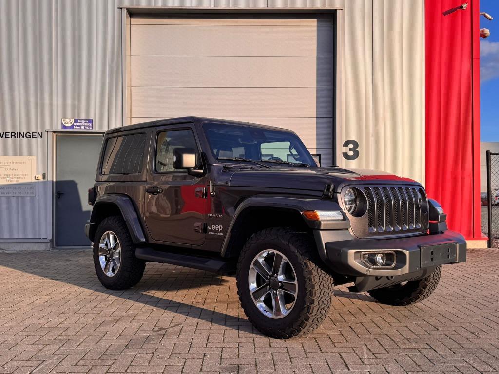 jeep Wrangler Sahara 2.2 MultiJet II 200 4x4 AT8 (BJ 2020), Autos, Cuir, Achat, Euro 6, Carnet d'entretien